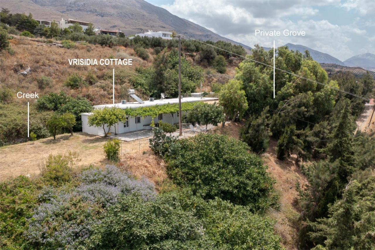 Vrisidia Cottage - Nature, Seaview & Relax 普拉基亚斯 外观 照片